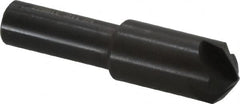 Hertel - 1/2" Head Diam, 3/8" Shank Diam, 4 Flute 110° High Speed Steel Countersink - 2-1/8" OAL, Straight Shank - Americas Industrial Supply