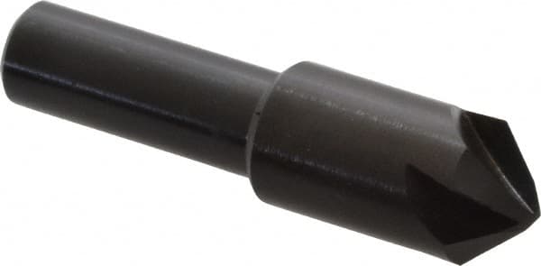 Hertel - 1/2" Head Diam, 3/8" Shank Diam, 4 Flute 90° High Speed Steel Countersink - Americas Industrial Supply