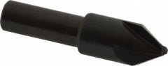 Hertel - 1/2" Head Diam, 3/8" Shank Diam, 4 Flute 60° High Speed Steel Countersink - Americas Industrial Supply