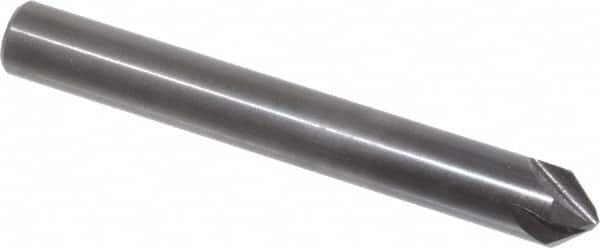 Hertel - 1/4" Head Diam, 1/4" Shank Diam, 4 Flute 82° High Speed Steel Countersink - Americas Industrial Supply
