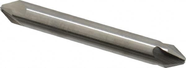 Hertel - 1/4" Head Diam, 5/16" Shank Diam, 4 Flute 60° High Speed Steel Countersink - Americas Industrial Supply