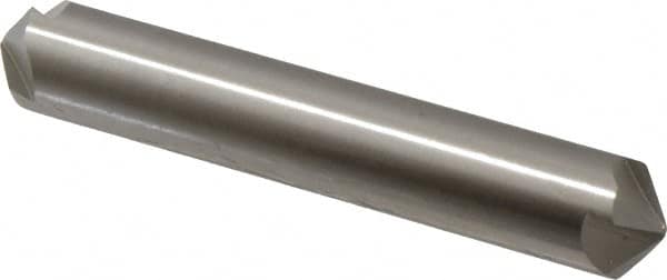 Hertel - 1/2" Head Diam, 1/2" Shank Diam, 4 Flute 110° High Speed Steel Countersink - 3" OAL, Straight Shank - Americas Industrial Supply