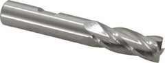 Hertel - 1/2", 4 Flute, Cobalt, 0.02" Corner Radius End Mill - 3-1/4" OAL, Right Hand Flute, 1-1/4" LOC, Right Hand Cut - Americas Industrial Supply