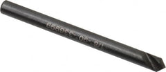 Hertel - 1/8" Head Diam, 1/8" Shank Diam, 1 Flute 90° High Speed Steel Countersink - 1-1/2" OAL, Straight Shank - Americas Industrial Supply