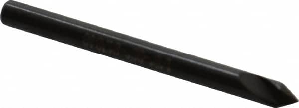 Hertel - 1/8" Head Diam, 1/8" Shank Diam, 1 Flute 60° High Speed Steel Countersink - Americas Industrial Supply
