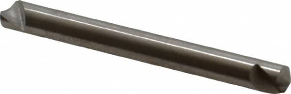 Hertel - 3/16" Head Diam, 3/16" Shank Diam, 1 Flute 120° High Speed Steel Countersink - Americas Industrial Supply