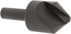 Hertel - 1-1/4" Head Diam, 1/2" Shank Diam, 1 Flute 82° High Speed Steel Countersink - Americas Industrial Supply