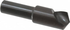 Hertel - 1/2" Head Diam, 3/8" Shank Diam, 1 Flute 120° High Speed Steel Countersink - Americas Industrial Supply