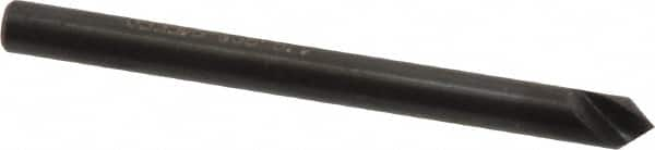 Hertel - 1/8" Head Diam, 1/8" Shank Diam, 1 Flute 82° High Speed Steel Countersink - Americas Industrial Supply