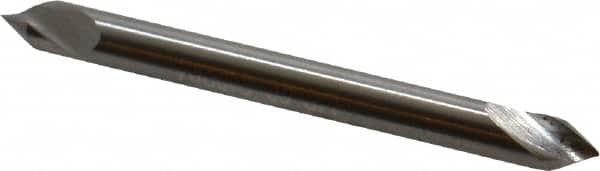 Hertel - 1/8" Head Diam, 1/8" Shank Diam, 1 Flute 60° High Speed Steel Countersink - Americas Industrial Supply