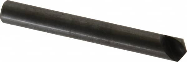 Hertel - 1/4" Head Diam, 1/4" Shank Diam, 1 Flute 120° High Speed Steel Countersink - Americas Industrial Supply
