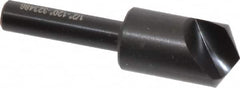 Hertel - 1/2" Head Diam, 1/4" Shank Diam, 1 Flute 120° High Speed Steel Countersink - Americas Industrial Supply