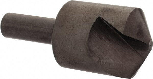 Hertel - 1-1/4" Head Diam, 1/2" Shank Diam, 1 Flute 120° High Speed Steel Countersink - Americas Industrial Supply