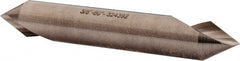 Hertel - 3/8" Head Diam, 3/8" Shank Diam, 1 Flute 60° High Speed Steel Countersink - Americas Industrial Supply
