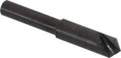 Hertel - 5/16" Head Diam, 1/4" Shank Diam, 1 Flute 100° High Speed Steel Countersink - Americas Industrial Supply