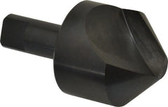 2″ Head Diam, 3/4″ Shank Diam, 1 Flute 90° High Speed Steel Countersink 3-3/4″ OAL, Straight Shank