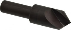Hertel - 3/4" Head Diam, 1/2" Shank Diam, 1 Flute 90° High Speed Steel Countersink - Americas Industrial Supply