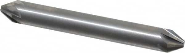 Hertel - 1/4" Head Diam, 1/4" Shank Diam, 6 Flute 60° Solid Carbide Countersink - Americas Industrial Supply