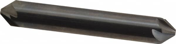 Hertel - 3/8" Head Diam, 3/8" Shank Diam, 6 Flute 82° Solid Carbide Countersink - Americas Industrial Supply