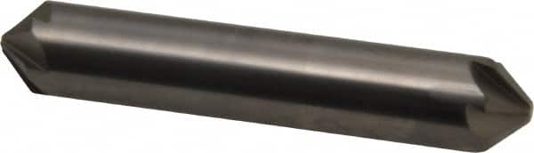 Hertel - 5/8" Head Diam, 5/8" Shank Diam, 6 Flute 90° Solid Carbide Countersink - Americas Industrial Supply