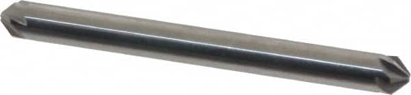 Hertel - 3/16" Head Diam, 3/16" Shank Diam, 6 Flute 90° Solid Carbide Countersink - Americas Industrial Supply