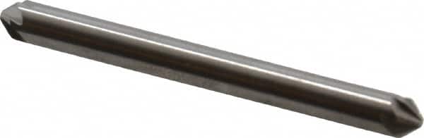 Hertel - 3/16" Head Diam, 3/16" Shank Diam, 6 Flute 82° Solid Carbide Countersink - Americas Industrial Supply