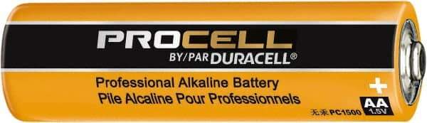 Ability One - Size AA, Alkaline, Standard Battery - 1.5 Volts - Americas Industrial Supply