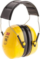 3M - Over the Head Black & Yellow Earmuffs - 25 NRR Rating - Americas Industrial Supply