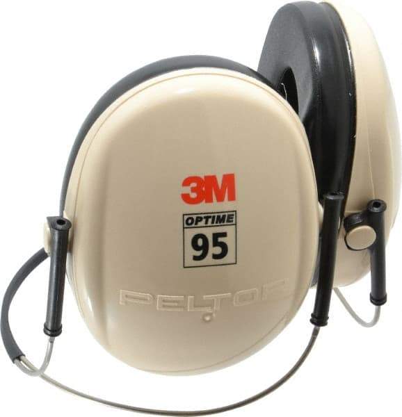 3M - Behind the Neck Beige Foam Cushion Earmuffs - 21 NRR Rating - Americas Industrial Supply