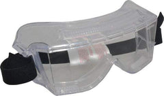 3M - Size Universal, Clear Polycarbonate Anti-Fog & Scratch Resistant Lens, Safety Goggles - Direct Vent, Clear Polycarbonate Frame, Over the Glass Style - Americas Industrial Supply