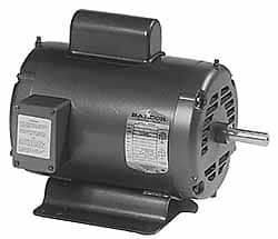 Baldor - 1-1/2 Max hp, 1,725 Max RPM, Electric AC DC Motor - 115, 208, 230 V Input, Single Phase, 145T Frame - Americas Industrial Supply