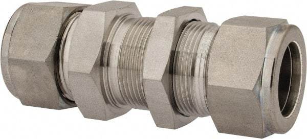 Ham-Let - 3/4" OD, Grade 316Stainless Steel Bulkhead Union - Comp x Comp Ends - Americas Industrial Supply
