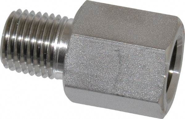 Ham-Let - 1/4" Grade 316 Stainless Steel Pipe Adapter - FNPT x MNPT End Connections, 6,200 psi - Americas Industrial Supply