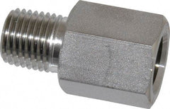 Ham-Let - 1/4" Grade 316 Stainless Steel Pipe Adapter - FNPT x MNPT End Connections, 6,200 psi - Americas Industrial Supply