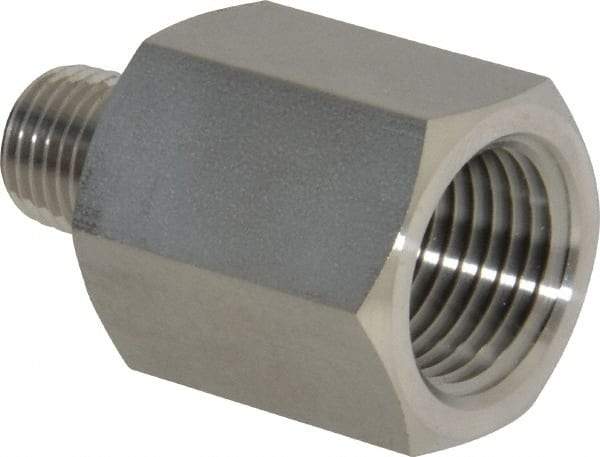 Ham-Let - 1/2 x 1/4" Grade 316 Stainless Steel Pipe Adapter - FNPT x MNPT End Connections, 4,600 psi - Americas Industrial Supply