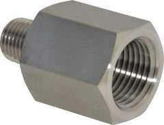 Ham-Let - 1/2 x 1/4" Grade 316 Stainless Steel Pipe Adapter - FNPT x MNPT End Connections, 4,600 psi - Americas Industrial Supply