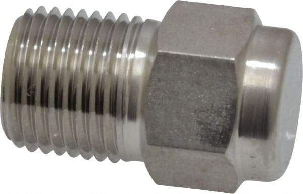 Ham-Let - 1/8" Grade 316 Stainless Steel Pipe Plug - MNPT End Connections, 9,400 psi - Americas Industrial Supply