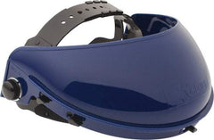 MCR Safety - Plastic Ratchet Adjusted Headgear - Blue - Americas Industrial Supply