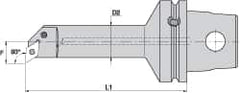 Kennametal - Right Hand Cut, Size KM63, DN.. Insert Compatiblity, Internal Modular Turning & Profiling Cutting Unit Head - 17mm Ctr to Cutting Edge, 125mm Head Length, Through Coolant, Series Kenlever - Americas Industrial Supply