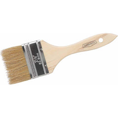 Osborn - Paint Brushes; Type: Chip Brush ; Bristle Shape: Flat ; Bristle Material: White China Bristle ; Bristle Length (Inch): 1-1/2 ; Width (Inch): 2 ; Handle Length (Inch): 6 - Exact Industrial Supply