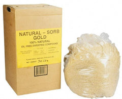 PRO-SOURCE - 30 Lbs. Natural Gold Sweeping Compound Floor - Use on Asphalt, Linoleum and Tile - Americas Industrial Supply