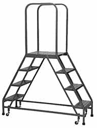 PW Platforms - 4 Step Platform - 800 Lb Capacity, 40" Platform Height, 20" Base Width x 55" Base Depth - Americas Industrial Supply