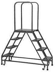 PW Platforms - 4 Step Platform - 800 Lb Capacity, 40" Platform Height, 20" Base Width x 55" Base Depth - Americas Industrial Supply