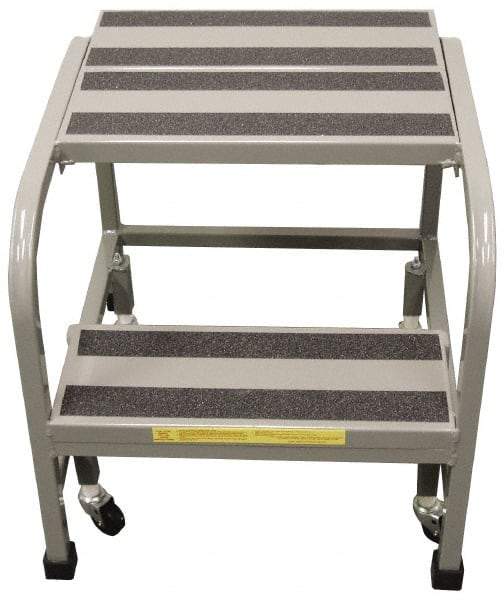 PW Platforms - 3 Step Stand - Office Mobile Stand, 300 Lb Capacity, 30" Platform Height, 20" Base Width x 28" Base Depth - Americas Industrial Supply