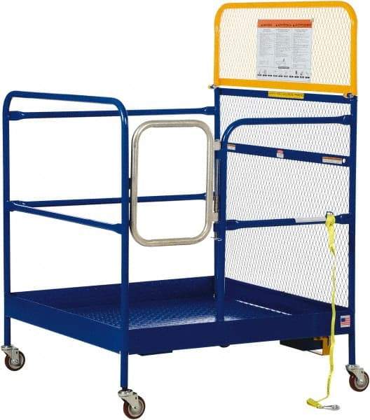 Vestil - Platform - Forklift Work Platform, 1,000 Lb Capacity - Americas Industrial Supply