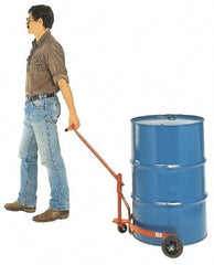 Made in USA - 1,000 Lb Load Capacity, 55 Gal Drum Dolly - 33" Wide x 38-1/2" High, 3 Wheels - Americas Industrial Supply