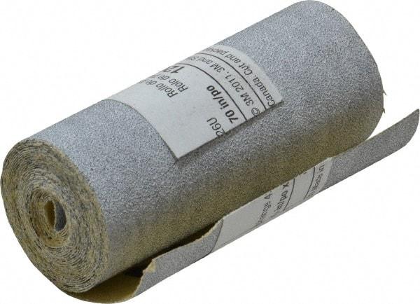 3M - 120 Grit, Silicon Carbide Adhesive Backed Sanding Sheets - Refill Pad Roll, 2-1/2" x 70", Fine Grade, A Weighted Backing - Americas Industrial Supply