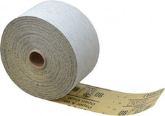 3M - 80 Grit, Silicon Carbide Adhesive Backed Sanding Sheets - Sheet Roll, 2-3/4" x 25 Yds., Medium Grade, A Weighted Backing - Americas Industrial Supply