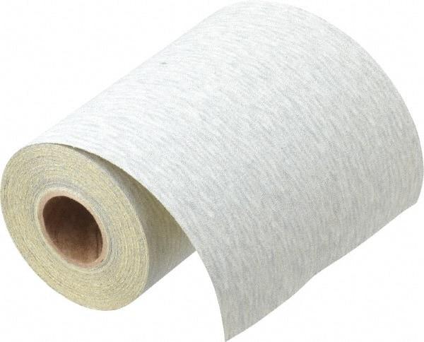 3M - 180 Grit, Silicon Carbide Adhesive Backed Sanding Sheets - Sandpaper Roll, 4-1/2" x 10 Yds., Very Fine Grade, A Weighted Backing - Americas Industrial Supply