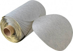 3M - 5" Diam, 240 Grit Silicon Carbide Adhesive PSA Disc - Very Fine Grade, Gray, A Weighted Backing, Flexible, Use with Random Orbital Sanders - Americas Industrial Supply